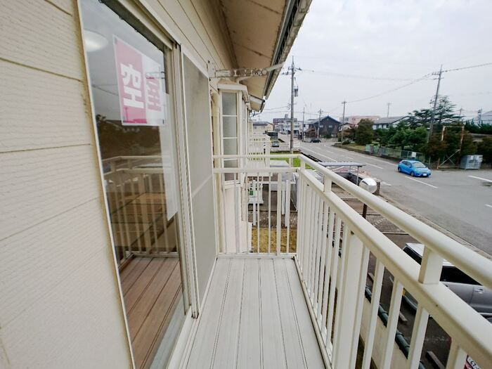 ジュネス定田のバルコニー