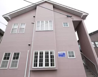 新潟市東区はなみずき 1棟アパートの外観