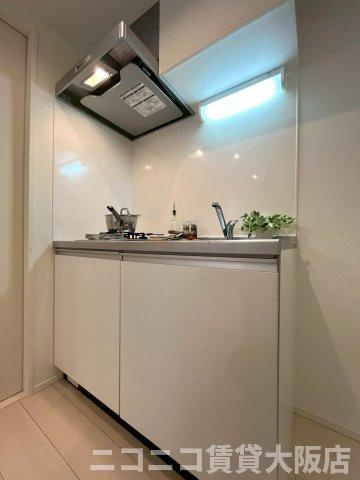 大阪市西淀川区姫島１丁目のアパートのキッチン|モデルルームのため、現況優先いたします。