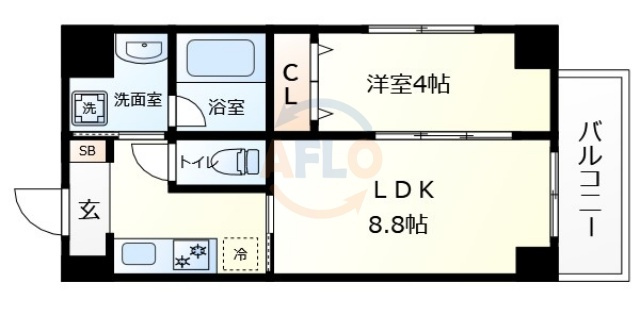 ヴェルレジデンス天満の間取り|ヴェルレジデンス天満　間取り