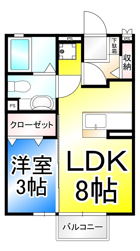 ラ・シャストⅡの間取り