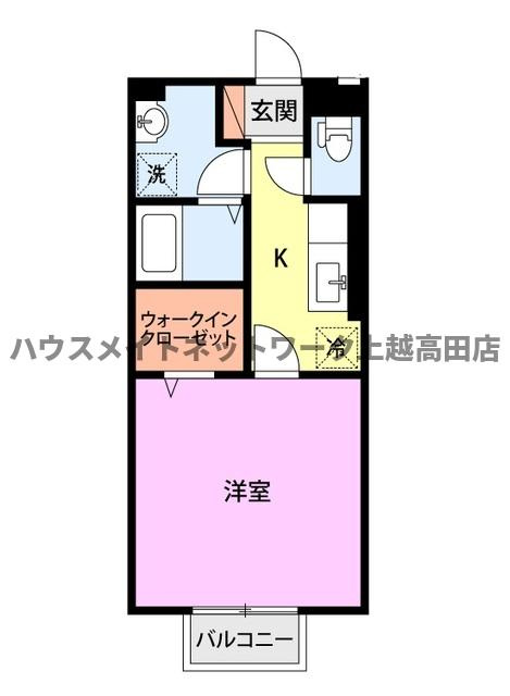 メゾンムーランの間取り|間取図