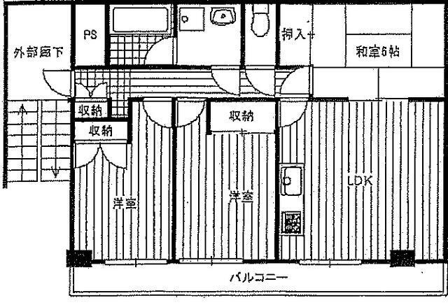 ツインヴィラ八柱Ⅱの間取り|現況優先