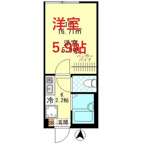 【間取り】 | Grand Louvre平和島 | 間取り