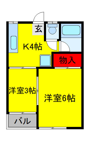 ネット１０１の間取り