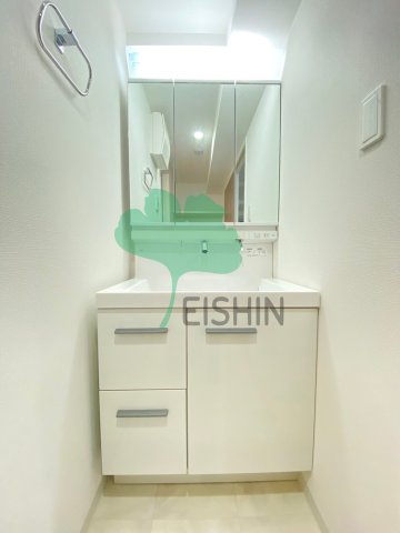 リエゾン東比恵の洗面所|シンプルで使いやすい洗面台です！