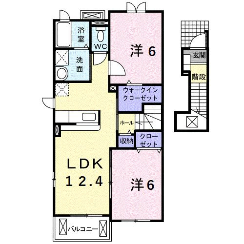 【間取り】 | プラシード・ニコ　Ⅰ