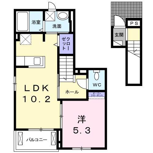 【間取り】 | ヴィラ千歳　Ａ棟