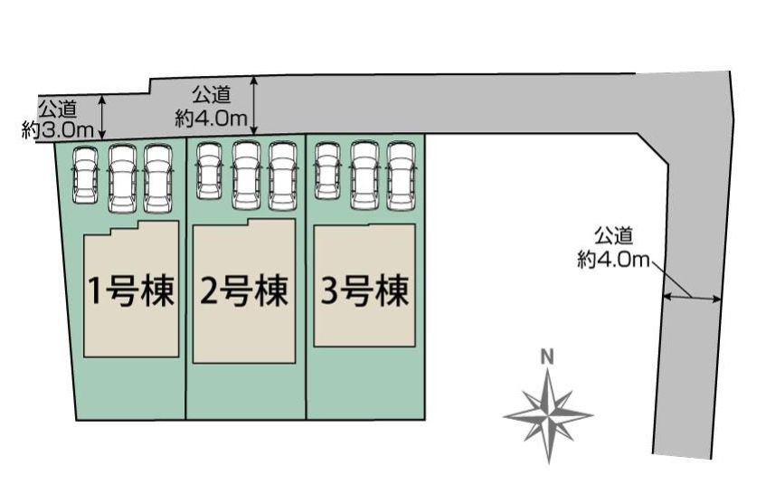 伊勢原市串橋新築戸建て　2号棟の区画図|区画図「伊勢原市串橋新築戸建て」