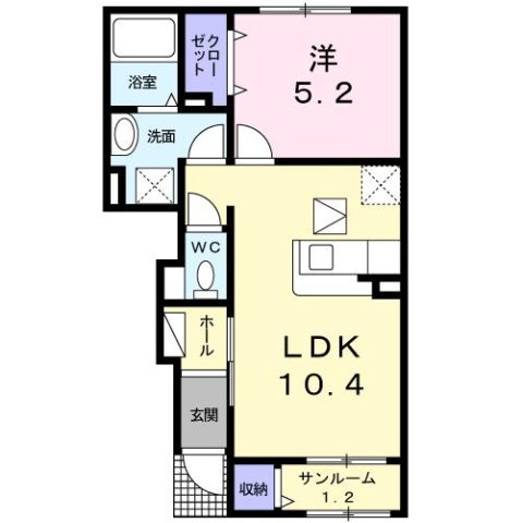 エテルノ　ドリームの間取り