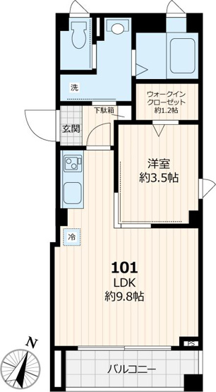 【間取り】 | 雑司が谷クロスウェイ