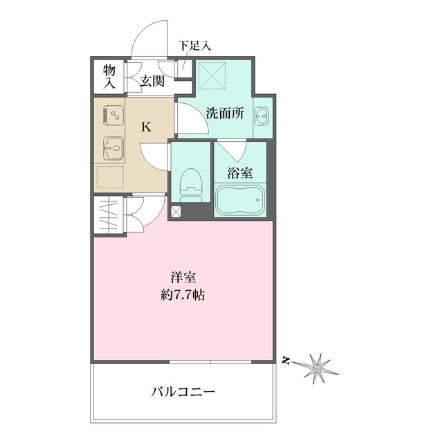 プライムアーバン菊川の間取り