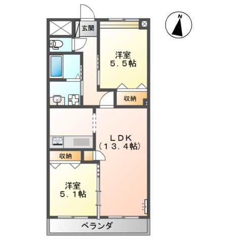 ラ・ルーチェの間取り