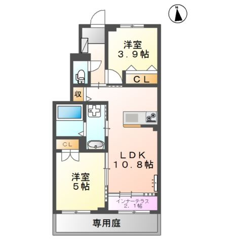 レジデンススクエアIII　Ｍ＆Ｋの間取り