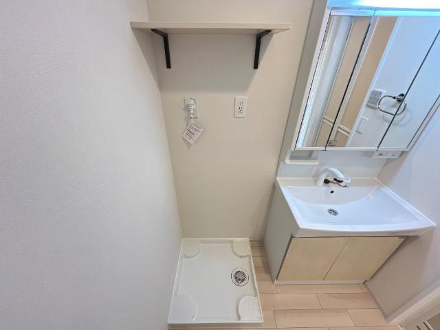 Ｓ－ＢＬＯＯＤ　ＯＺＵ　ＢＡＳＥの洗面所|洗濯機置き場