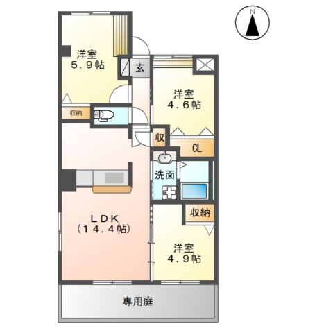 ベンベル２２の間取り