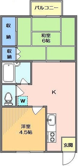 ヴィレッジ大原の間取り
