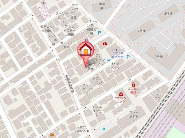 ピースフルハイムの地図