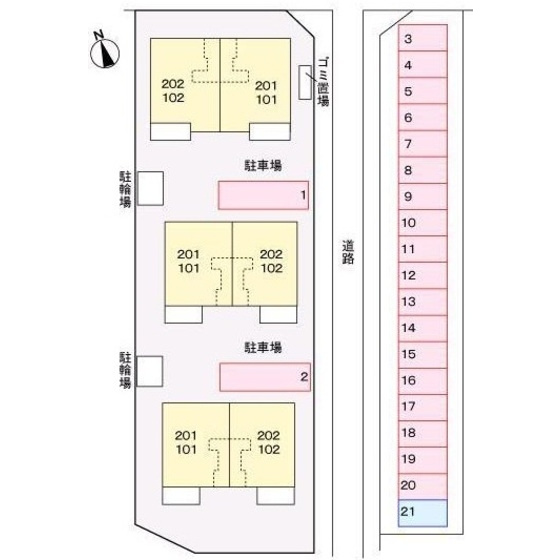グラート　Ｂ棟の外観