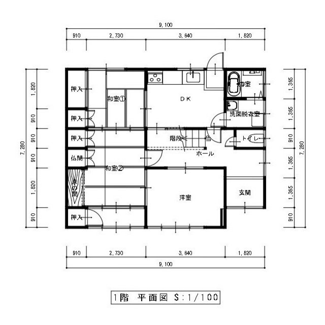 不破郡垂井町の一戸建ての間取り