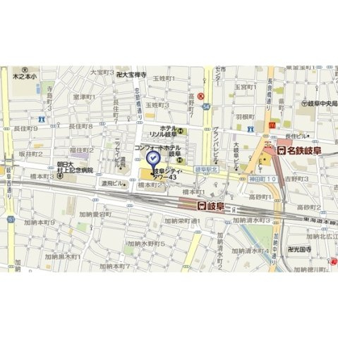 岐阜市橋本町２丁目の賃貸マンションの外観