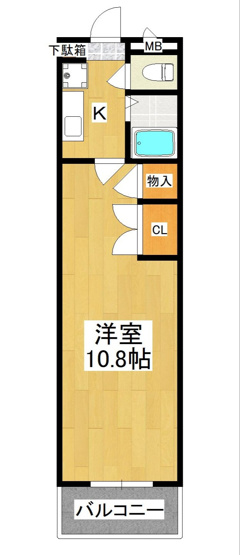 【間取り】 | 大産鳥飼マンション