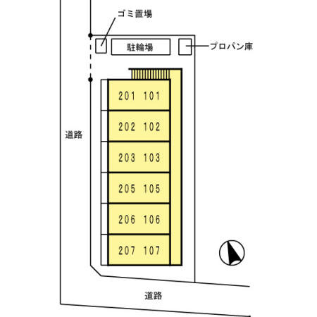 【区画図】 | 第Ⅱメゾン谷端