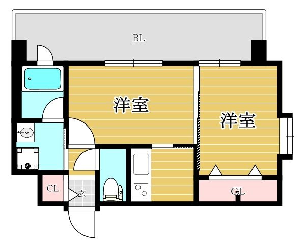 【間取り】 | エンクレスト大手門Ⅲ