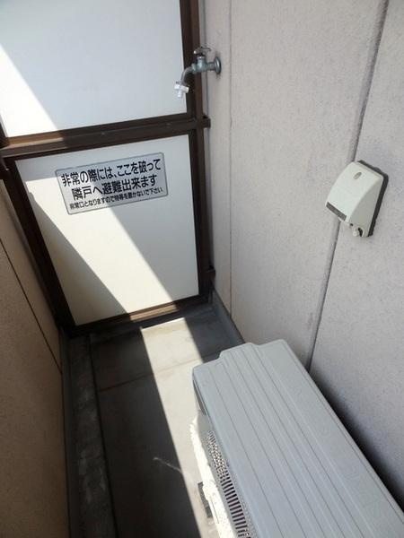 プログレス泉尾のバルコニー|★洗濯機置き場★