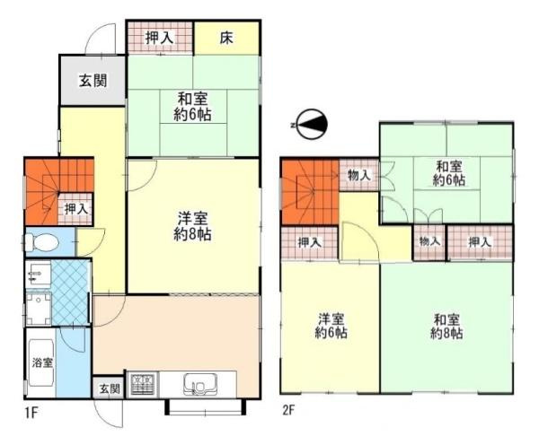 橿原市白橿町１丁目　一戸建の間取り|■ゆったりとした５ＤＫのお家です！