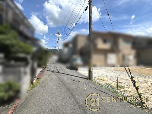 生駒市小平尾町 ／新築一戸建の前面道路含む現地写真|■現地撮影写真■前面道路は４ｍ以上！