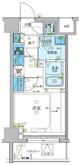 レグゼ梶ケ谷の間取り