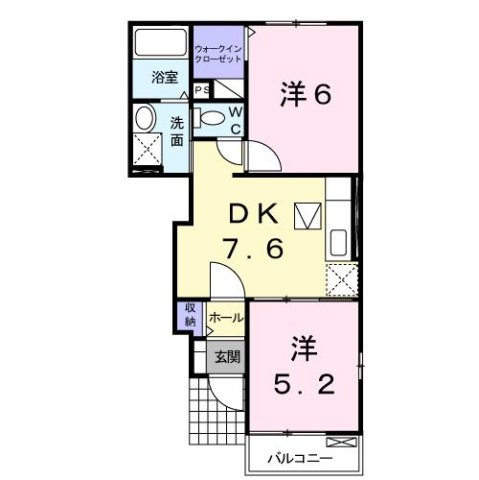 シャン　バティールＣの間取り