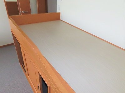 レオパレス満の寝室|ベッドスペース