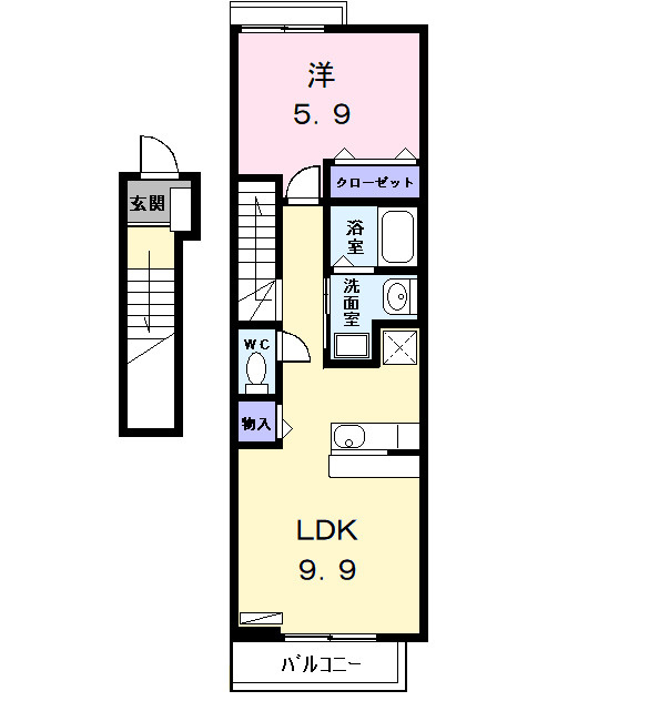 アンテノールの間取り
