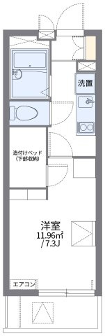 レオパレスＮＡＯＲＡＩの間取り