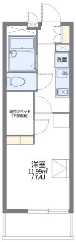 レオパレス稲葉地本通の間取り