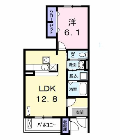 ファンタジアの間取り