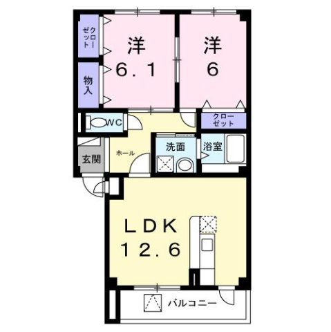 サンシャインの間取り