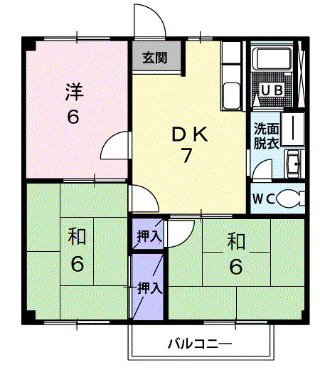 モラールＢの間取り