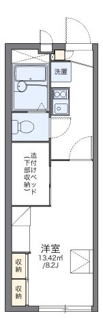 レオパレス住吉ヒルズの間取り
