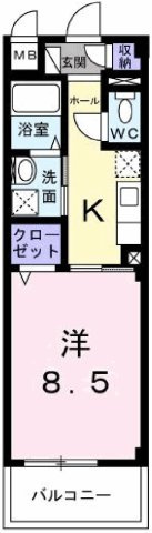 サニーキャンプ東雲Ⅱの間取り