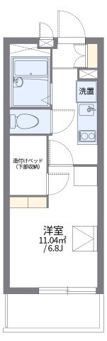 レオパレスアビタシオンの間取り