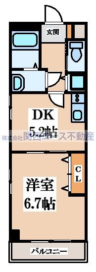 【間取り】 | マジェスタ八戸ノ里
