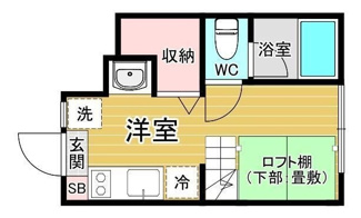 【間取り】 | クラソ下北沢 | 間取りです。