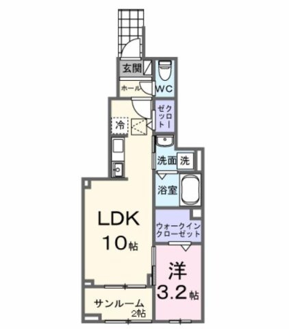 【間取り】 | 向日葵之颯Ⅱ