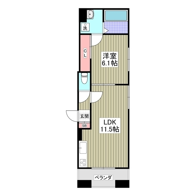ブリーズコート扇橋の間取り