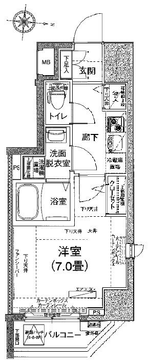 アイル　カナーレ深川の間取り