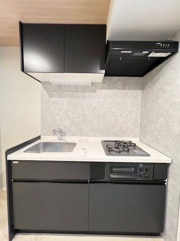 新品家具付きマンション岩本町1A(KaGood東京)のキッチン|お料理しやすいキッチンです
