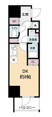 【間取り】 | Metrosa谷町六丁目North